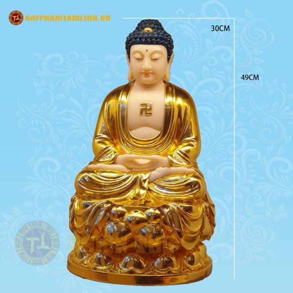 Phật A Di Đà Dát Vàng 